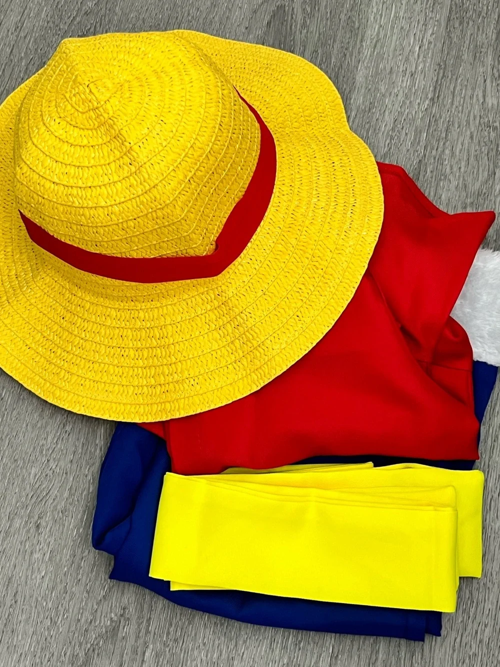 One Piece Luffy Costume Kids 8/9 Monkey D Luffy Anime Cosplay Halloween